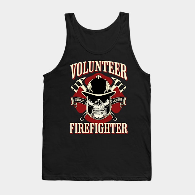 Volunteer Firefighter Tank Top by Evergreen Market